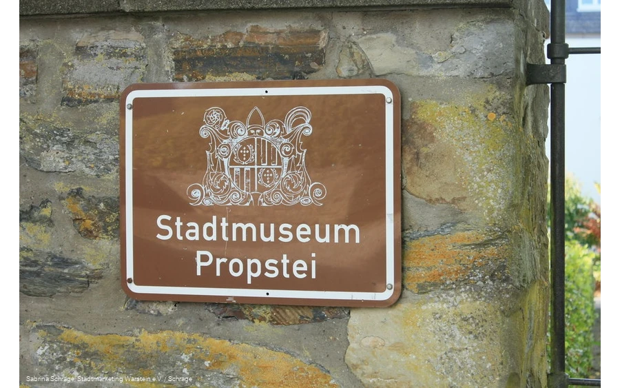 Eingangsschild Schatzkammer Propstei