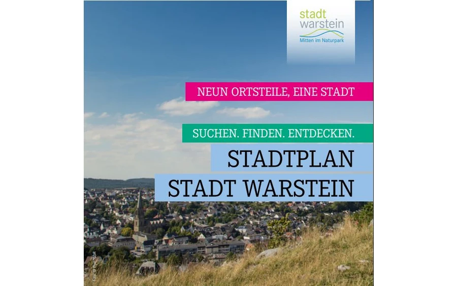 Stadtplan der Stadt Warstein Stadtplan der Stadt Warstein