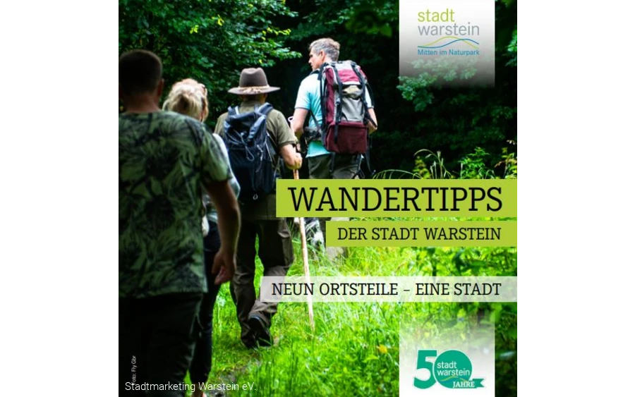Titelbild Wanderbooklet Stadt Warstein Titelbild Wanderbooklet Stadt Warstein