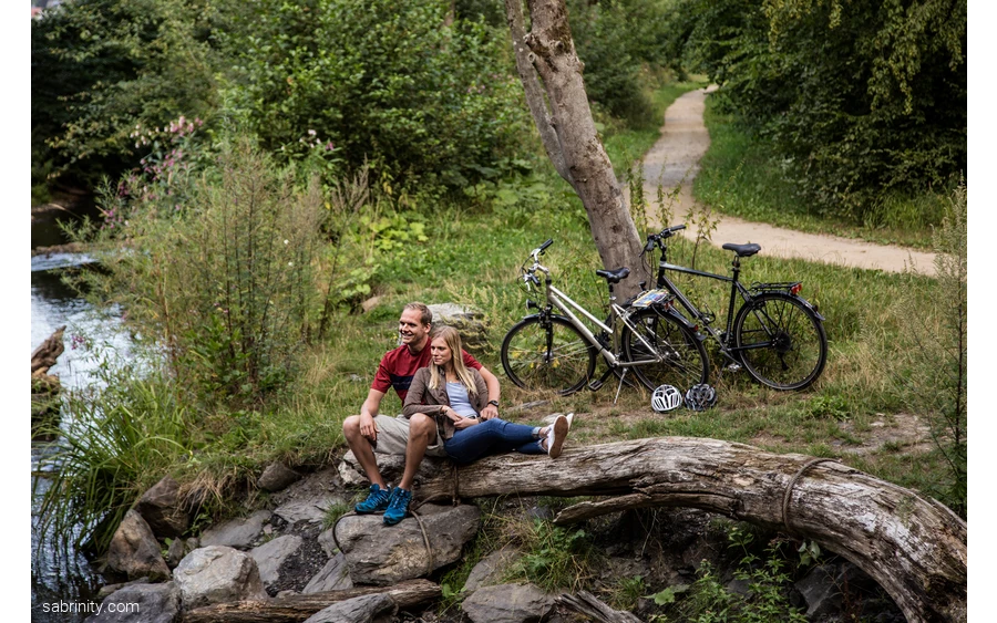 Radfahren auf dem Möhnetalradweg