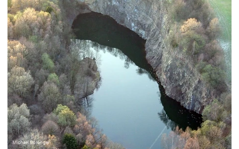 Blick auf den Steinbruch