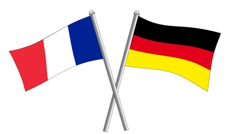 Flaggen Deutschland-Frankreich