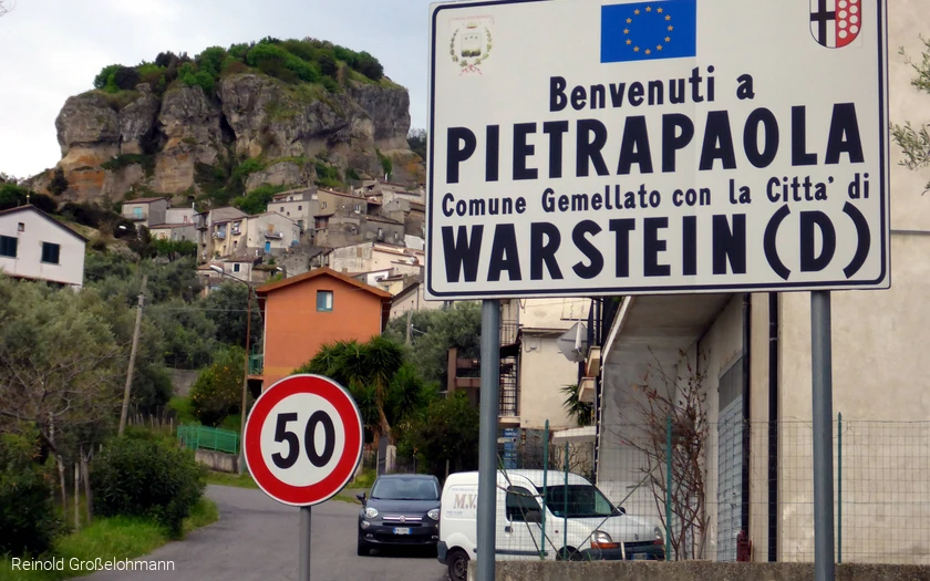 Schild Partnerstadt