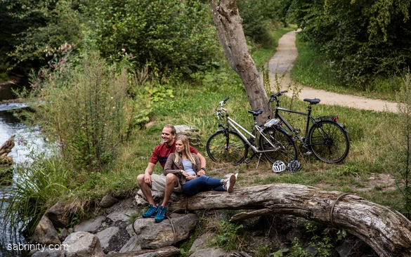 Radfahren auf dem Möhnetalradweg