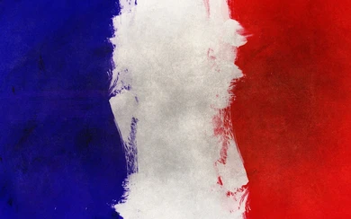 Frankreichs Flagge (blau,weiß,rot)