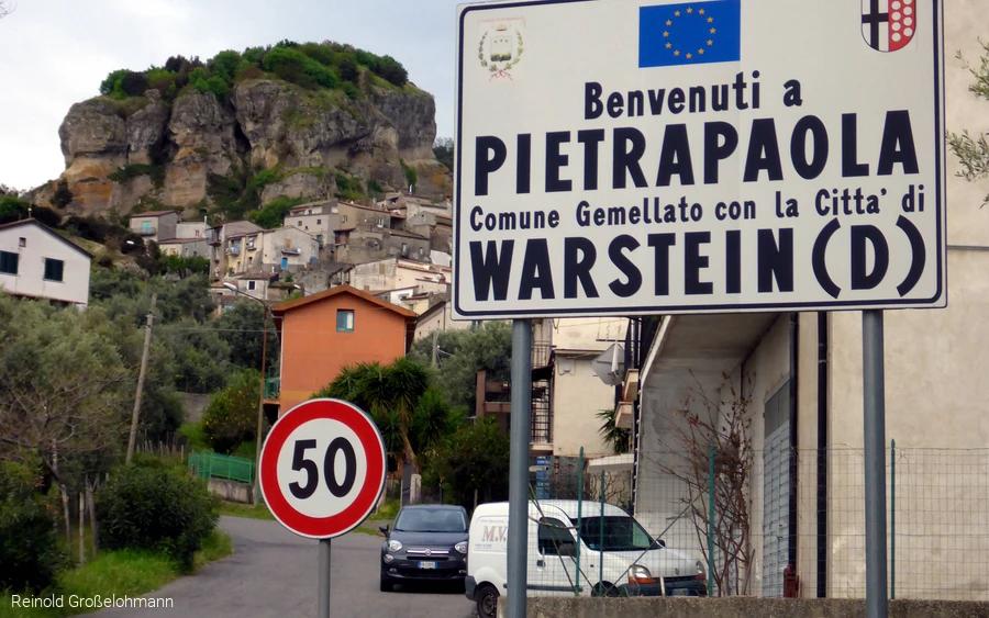 Schild Partnerstadt