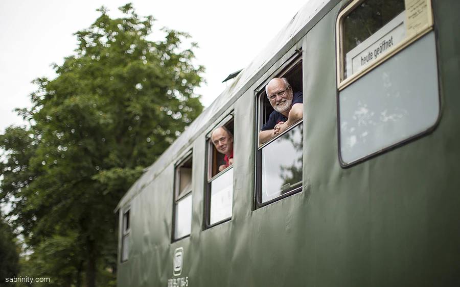 Blick aus dem Waggon