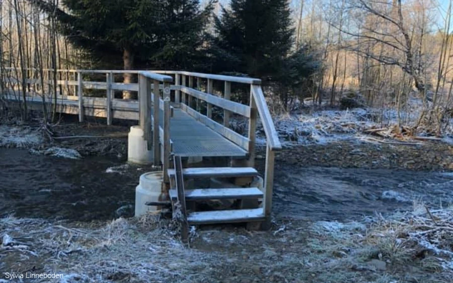 Brücke mit Frost