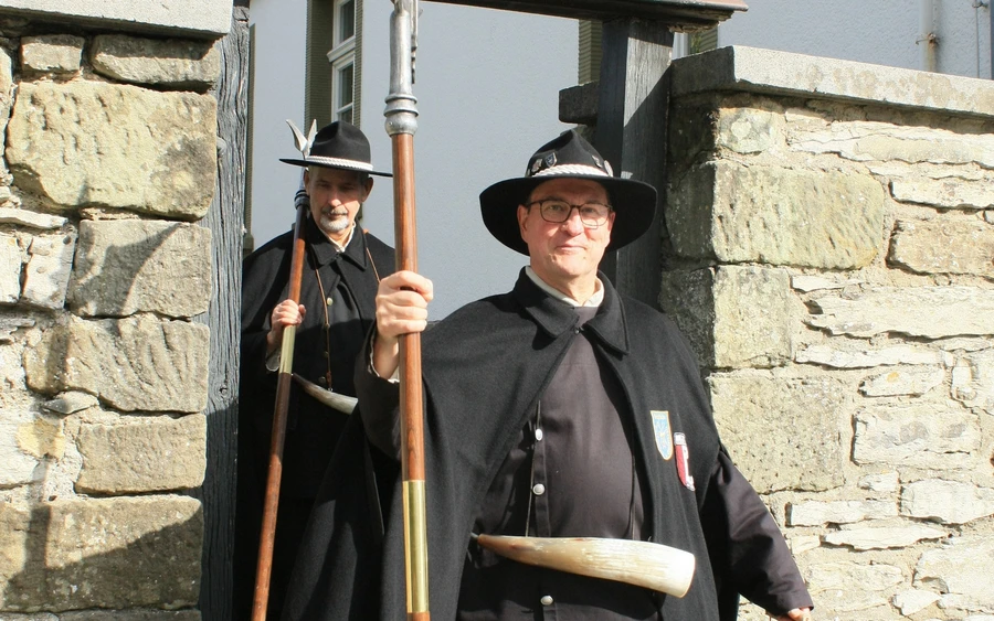 Nachtwächter bei Führung