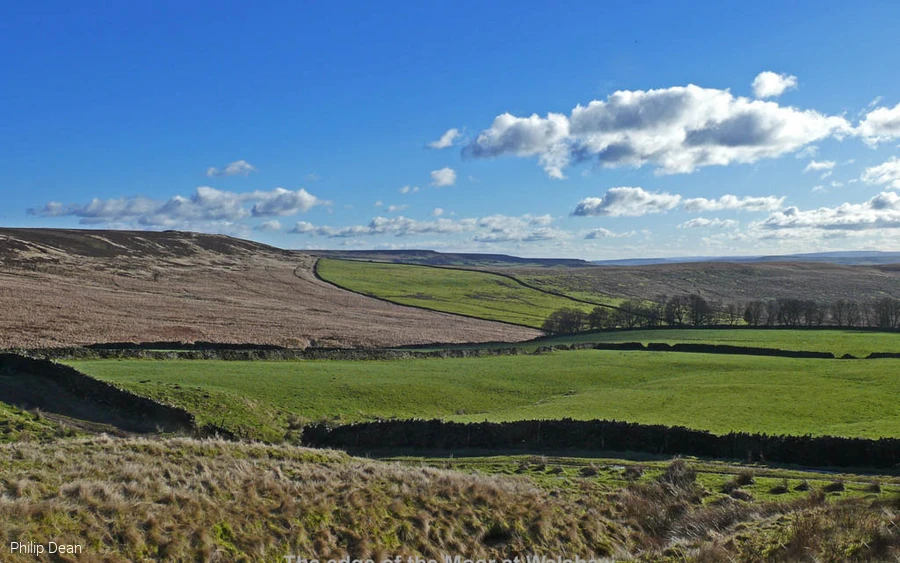 Der Rand des Moores bei Walshaw