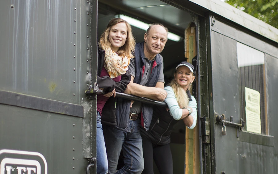 Besichtigung Bahnwaggon