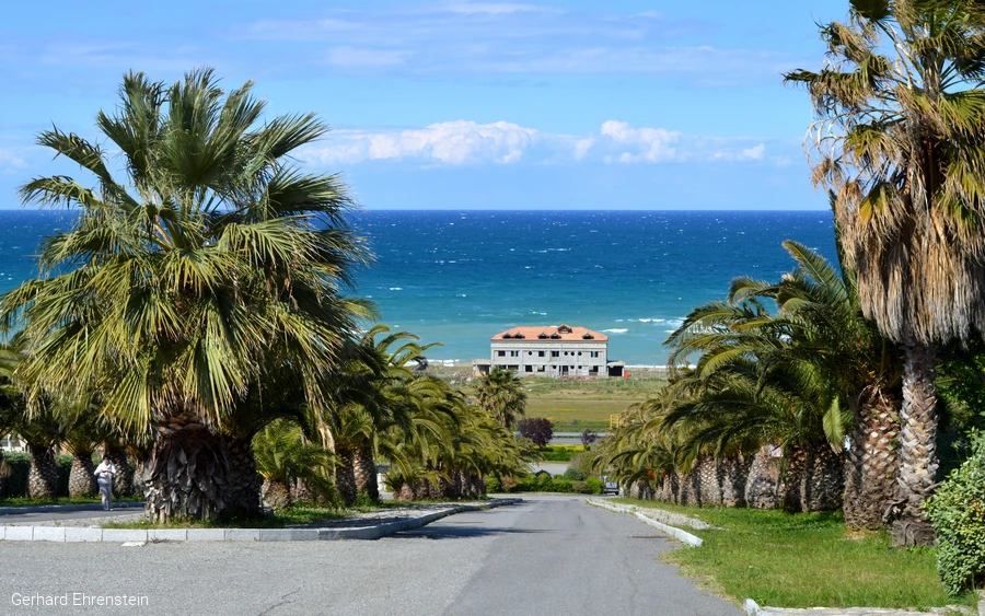 Blick auf Meer
