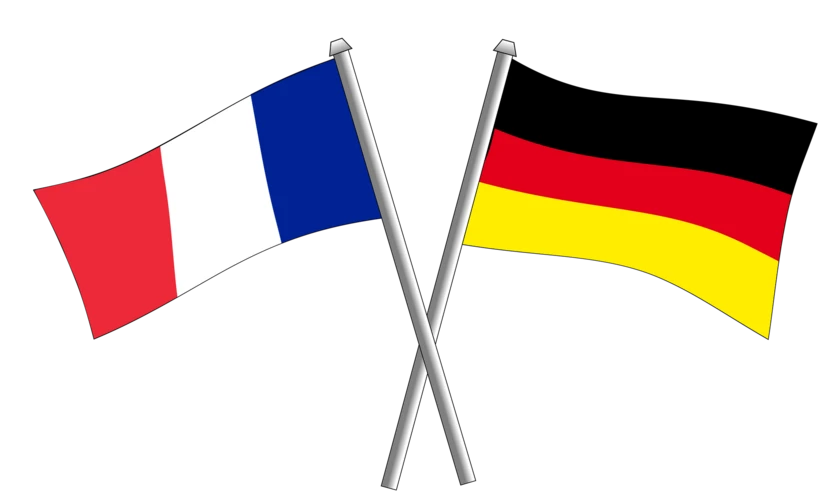 Flaggen Deutschland-Frankreich