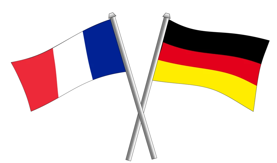 Flaggen Deutschland-Frankreich