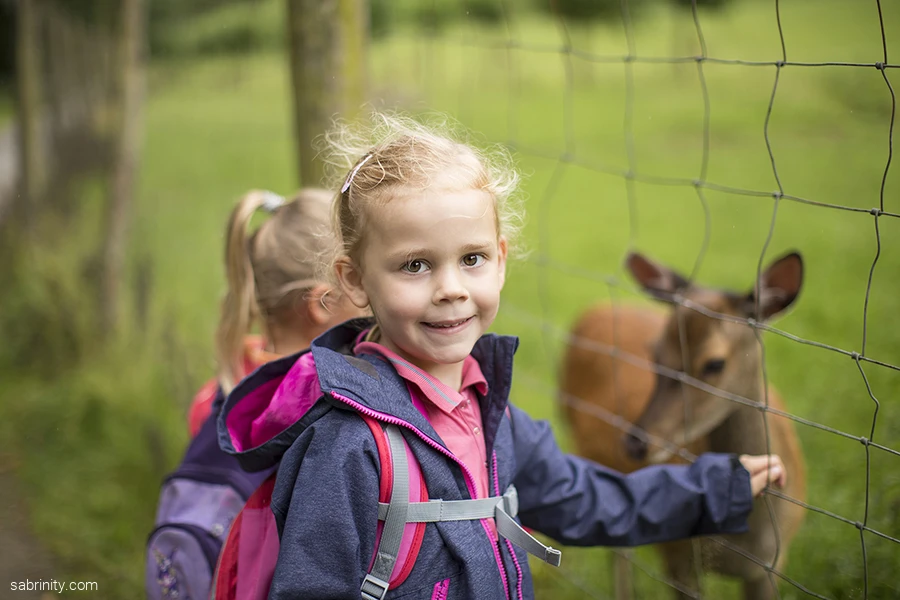 Kinder im Wildpark Bilsteintal