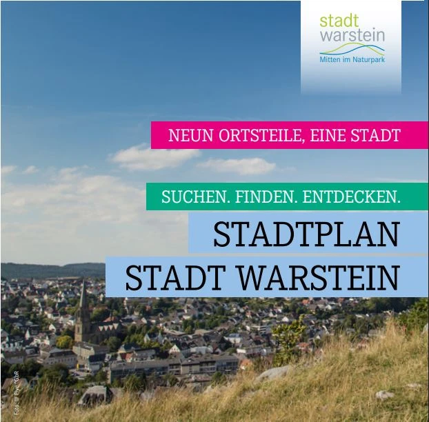 Stadtplan der Stadt Warstein