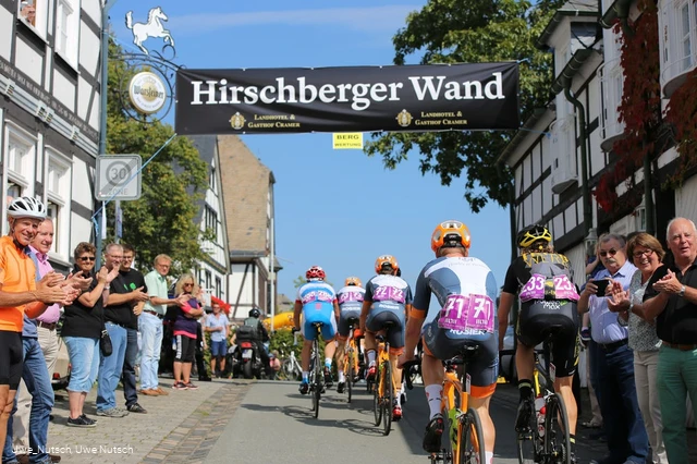 Radrennen an der Hirschberger Wand